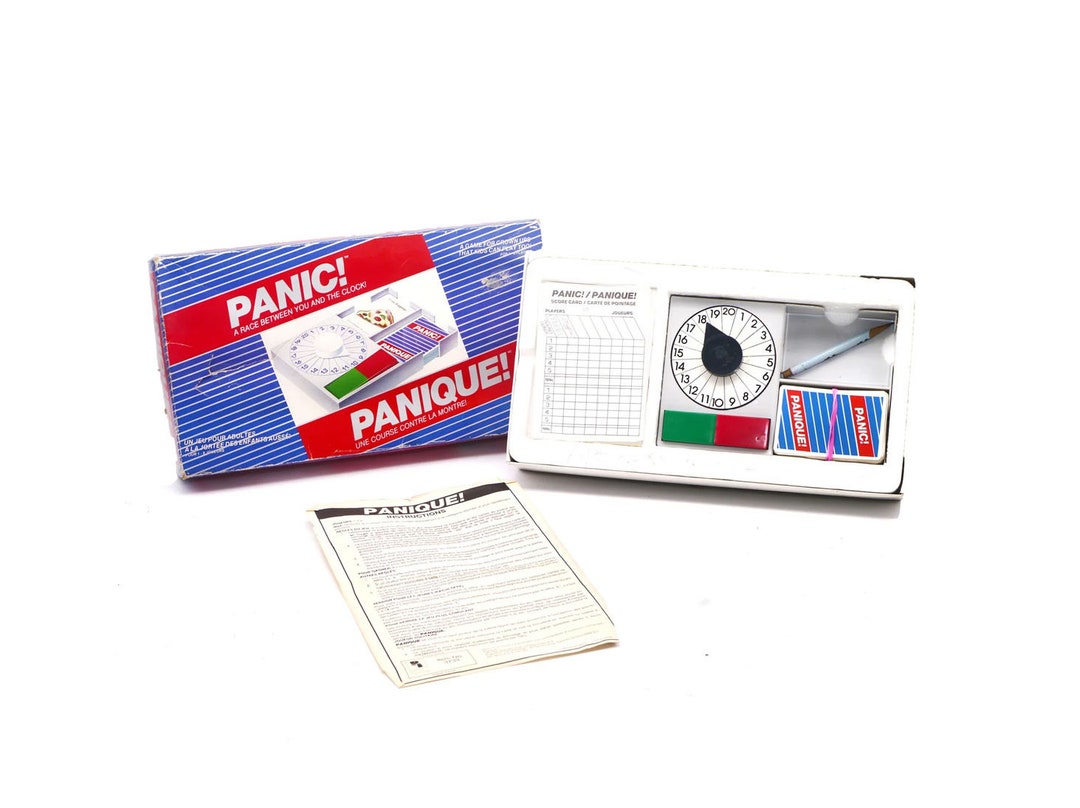 Panic Board Game Published 1987 by Playtoy. Made in USA. Complete. - Etsy