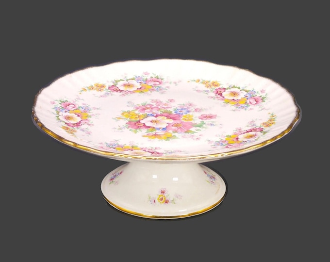 Vintage James Kent Old Foley KNT48 cake stand made in England.