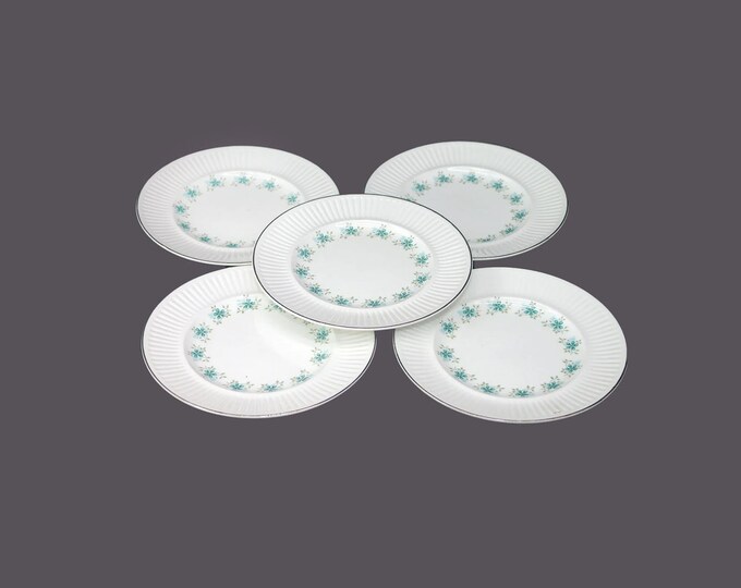 Five Sovereign Potters Silverdale bread plates.
