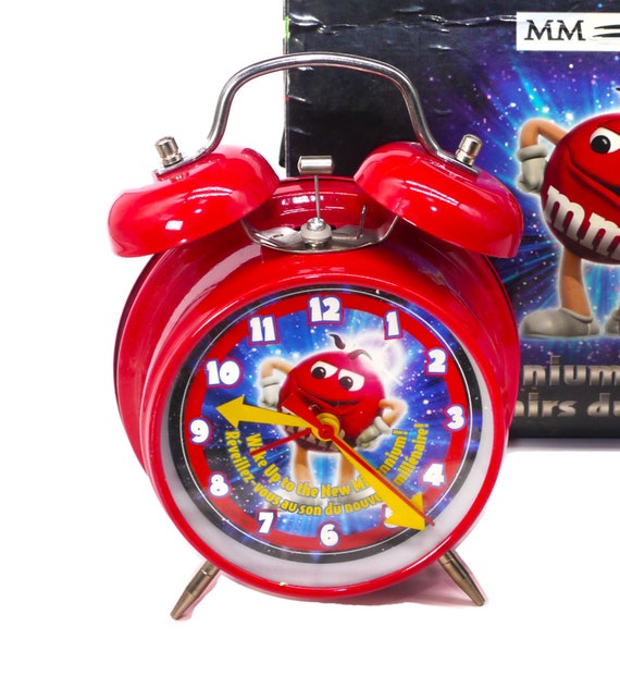 Vintage M&m's Wind-up Alarm Clock: 1999 Millennium Edition