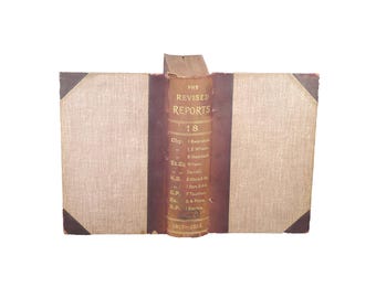 Victorian-Era Law Book: The Revised Reports Vol. 18 (1817-1818)