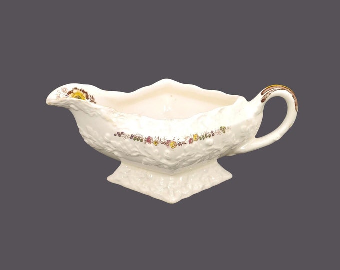 Masons Friarswood gravy boat. Masons Patent Ironstone made in England. Flaws (see below).
