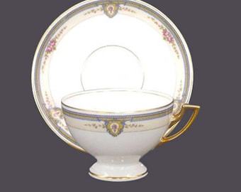 Antique Thomas Bavaria The Belvedere cup and saucer set.