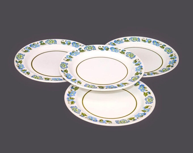 Four Sears Greenwood bread plates made in Japan.