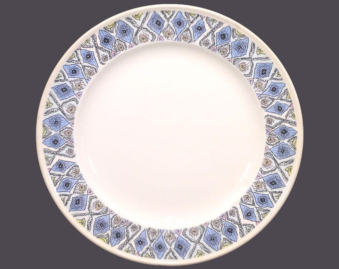 Wedgwood Mosaic (older) dinner plate made in England. Flaws (see below).
