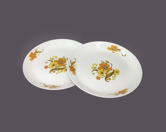 Pair of Johnson Brothers Romance salad plates made in England.