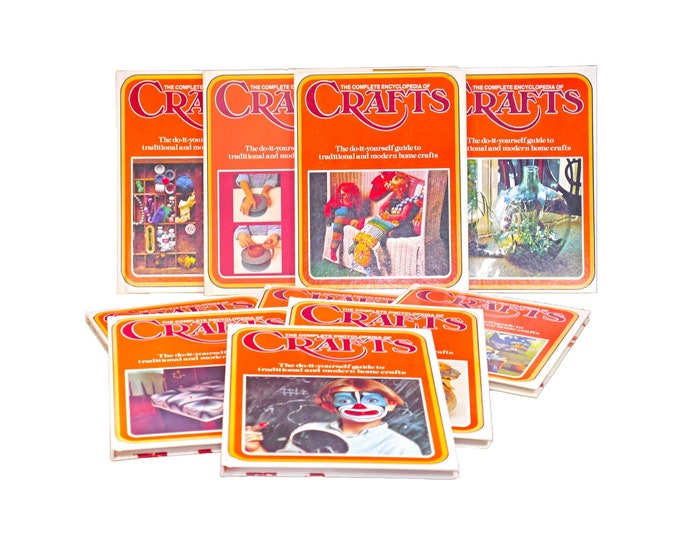Encyclopedia of Crafts hardcover book. Marshall Cavendish | Columbia House. Volumes sold separately.