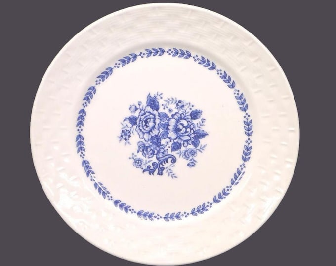 Mayfair Royal Florence salad plate. Blue-and-white tableware made in Japan. Sold individually.