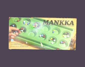 Vintage Mankka board game. African Mancala | Oware. Kent Barker Copp Clark 1975. Complete.
