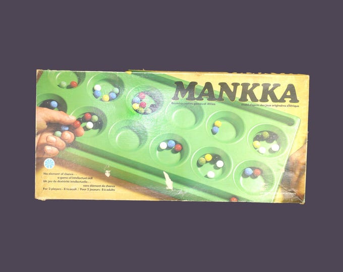 Vintage Mankka board game. African Mancala | Oware. Kent Barker Copp Clark 1975. Complete.