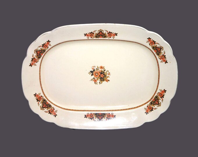 Wedgwood Frontenac oval turkey platter made in England. Flaw (see below).
