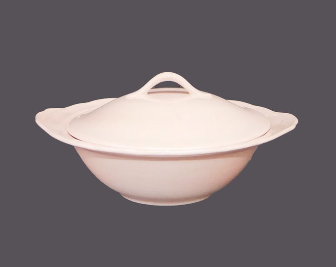Grindley Peach Petal covered lugged serving bowl. Petalware made in England.