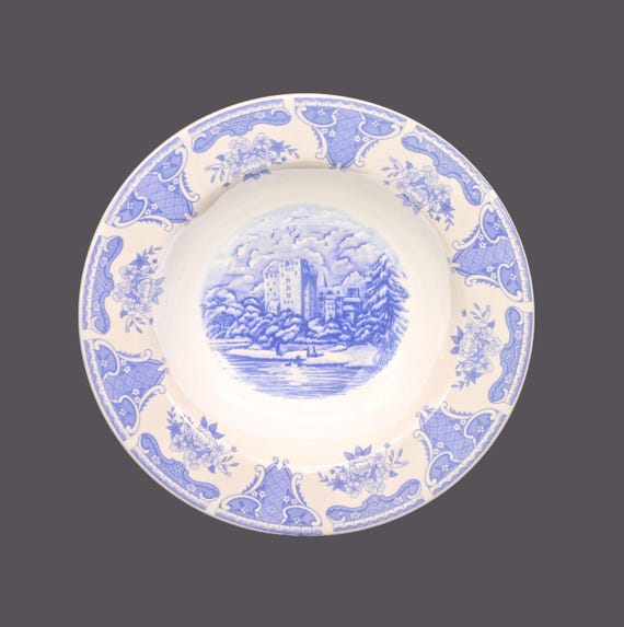 Gibson Housewares Gibson Designs GID501 Rimmed Soup Blue