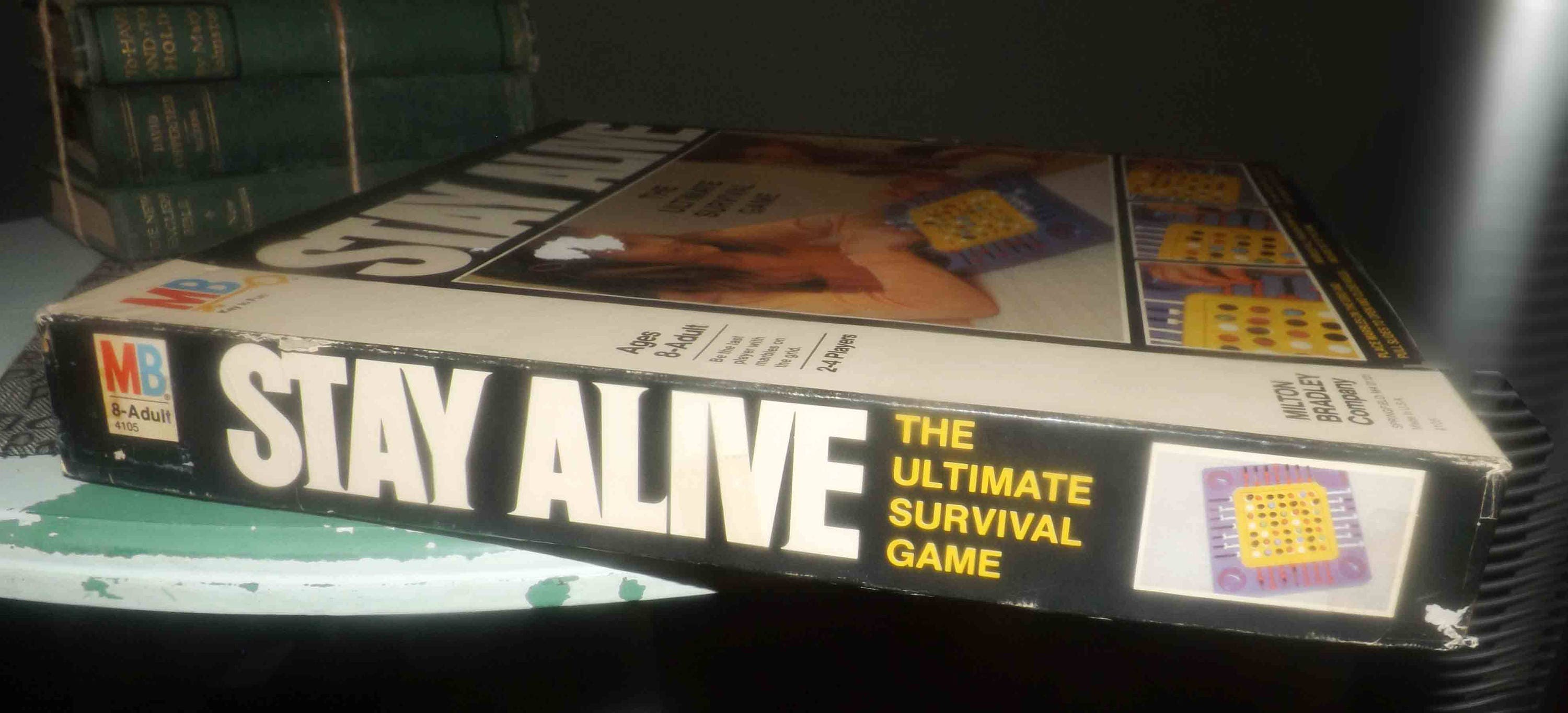 Vintage 1978 Stay Alive Board Game Published By Milton Bradley