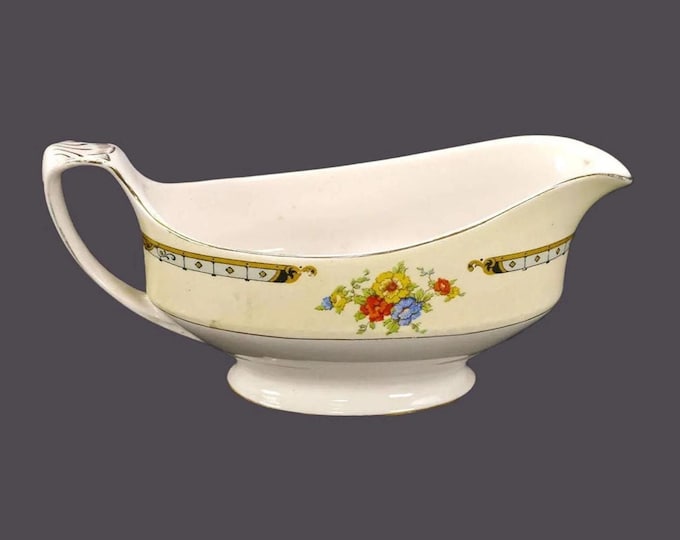 Vintage Alfred Meakin Celia Gravy Boat made in England.