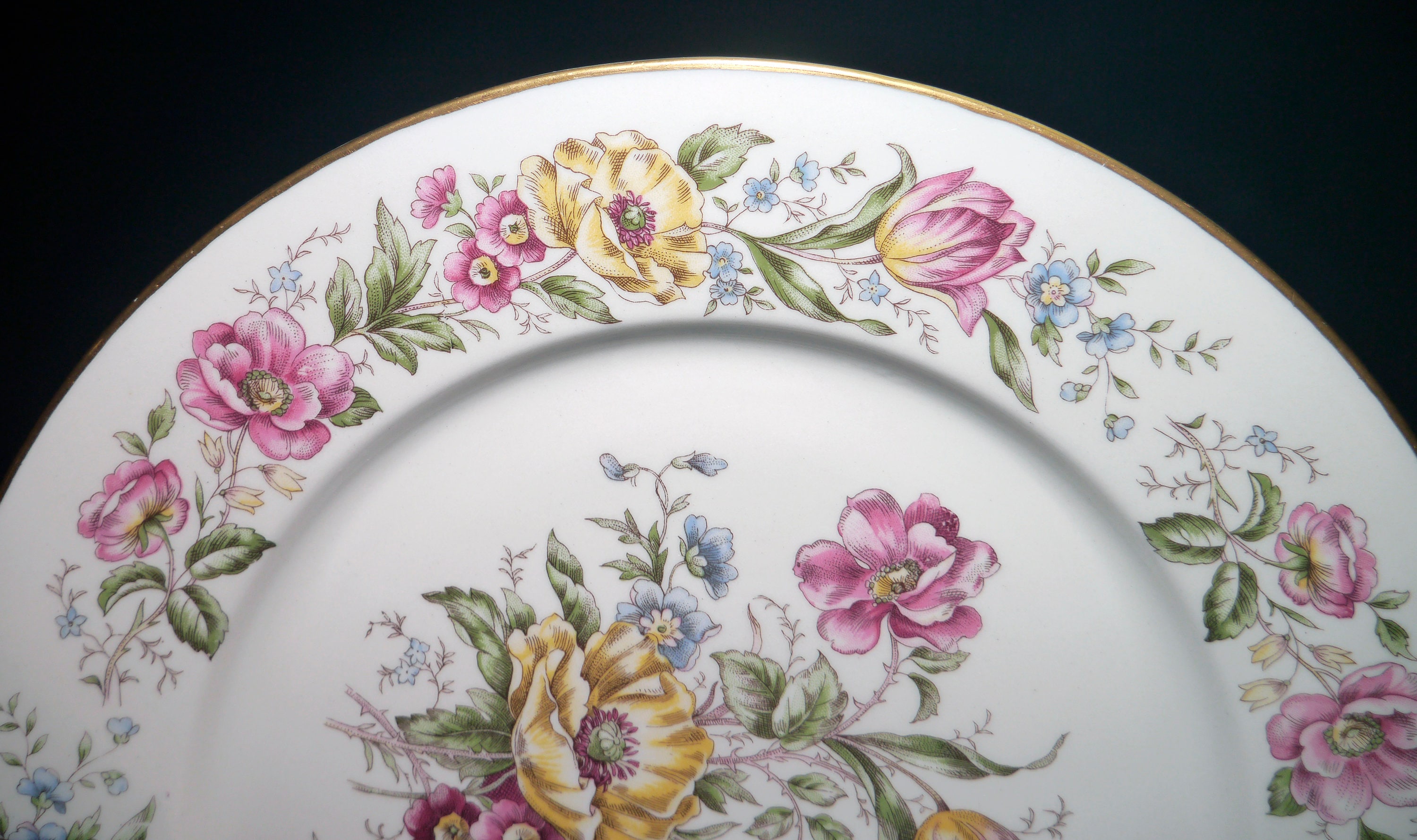 Midcentury Royal Jackson Jackson China Co Lady Mayfair large dinner