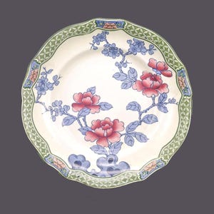 Vintage Bourne & Leigh Leighton Pottery Chinese Peony salad or snack plate made England.