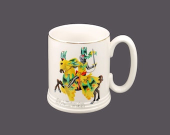 Vintage Lord Nelson Pottery Heraldic Stein: Ralph de Monthermer. Made England.