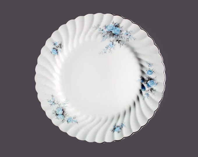 Johnson Brothers JB139 dinner plate made in England. Blue roses. Sold individually.