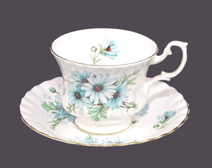 Royal Albert Marguerite cup and saucer set. Bone china made in England.