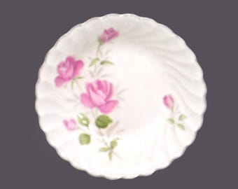 Vintage Johnson Brothers JB602 dessert bowl made in England. Pink roses.