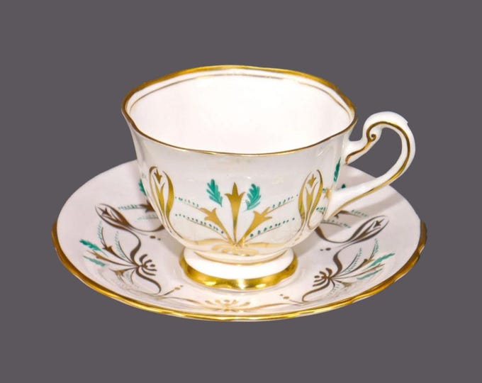 Royal Chelsea 441A cup and saucer set. Bone china made in England.