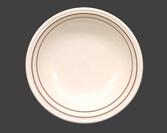 Vintage Johnson Brothers Sandalwood coupe cereal bowl made in England.