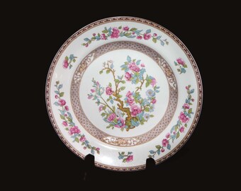 Antique Johnson Brothers Indian Tree luncheon plate made in England. Classic Chinoiserie.