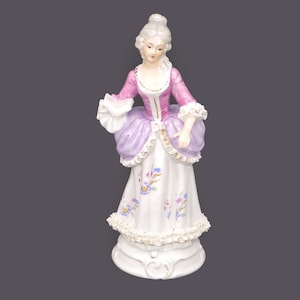 Viktorianische Dame mit Buch Figur Made in Taiwan von CID.