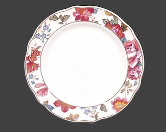 Vintage Noritake Damask Bouquet bread, dessert plate. Noritake Primachina made in Japan.