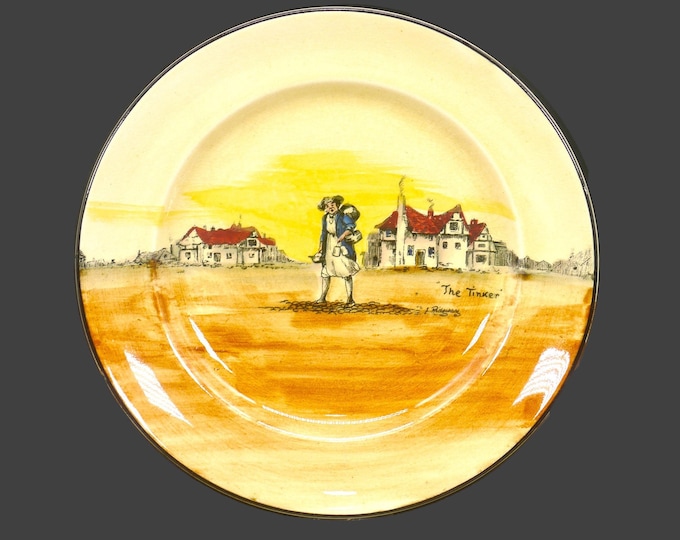 Vintage Royal Staffordshire London Cries Salad Plate: Choose pattern.