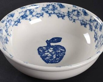 Tienshan " Blue Heart" Coupe Cereal Bowl Tienshan " Blue Heart" Coupe Cereal Bowl