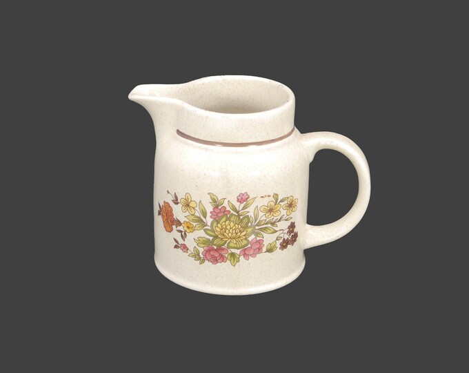 Royal Doulton Gaiety LS1014 stoneware creamer jug. Lambethware stoneware made in England.