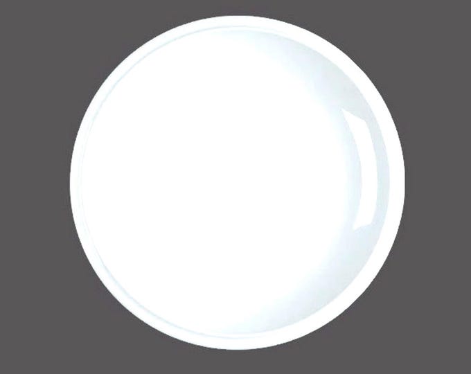 Denby Energy White | DEN40 Chef's favorite all-white stoneware salad plate. Sold individually.