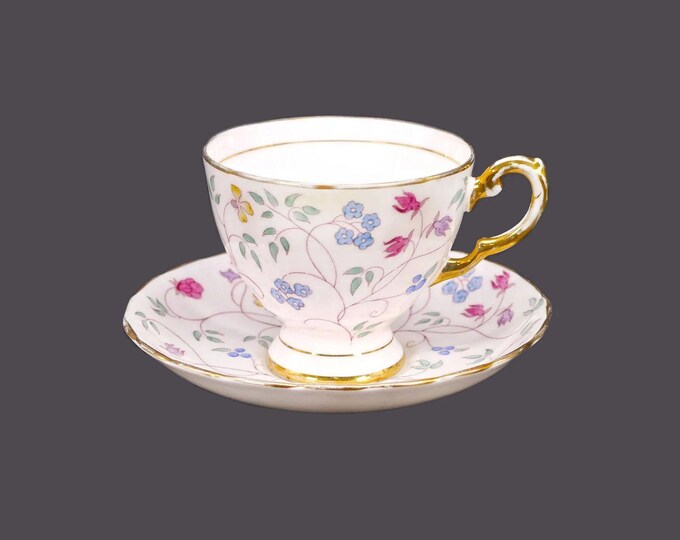 Tuscan China D965 bone china cup and saucer set made in England.
