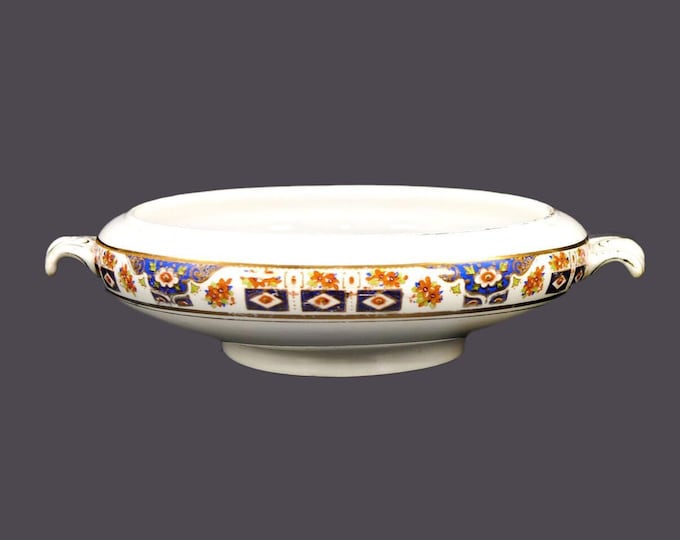 James Kent Fenton 551 art-deco Imari handled serving bowl made in England.