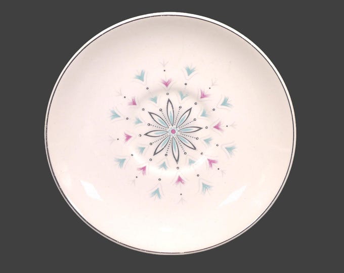 Johnson Brothers JB832 Starburst | Kaleidoscope atomic-age orphaned saucer only made in England. Sold individually.