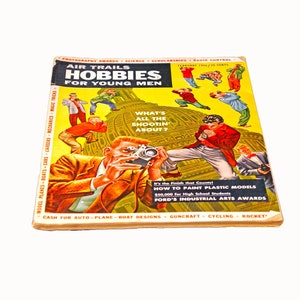 1955 年 2 月、Air Trails Hobbies for Young Men 誌が NY USA Street & Smith から出版されました。完了。