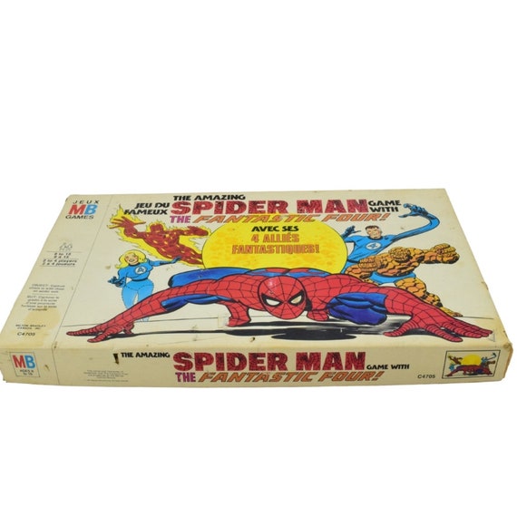 THE AMAZING SPIDER-MAN BOARD GAME WITH THE FANTASTIC FOUR !!