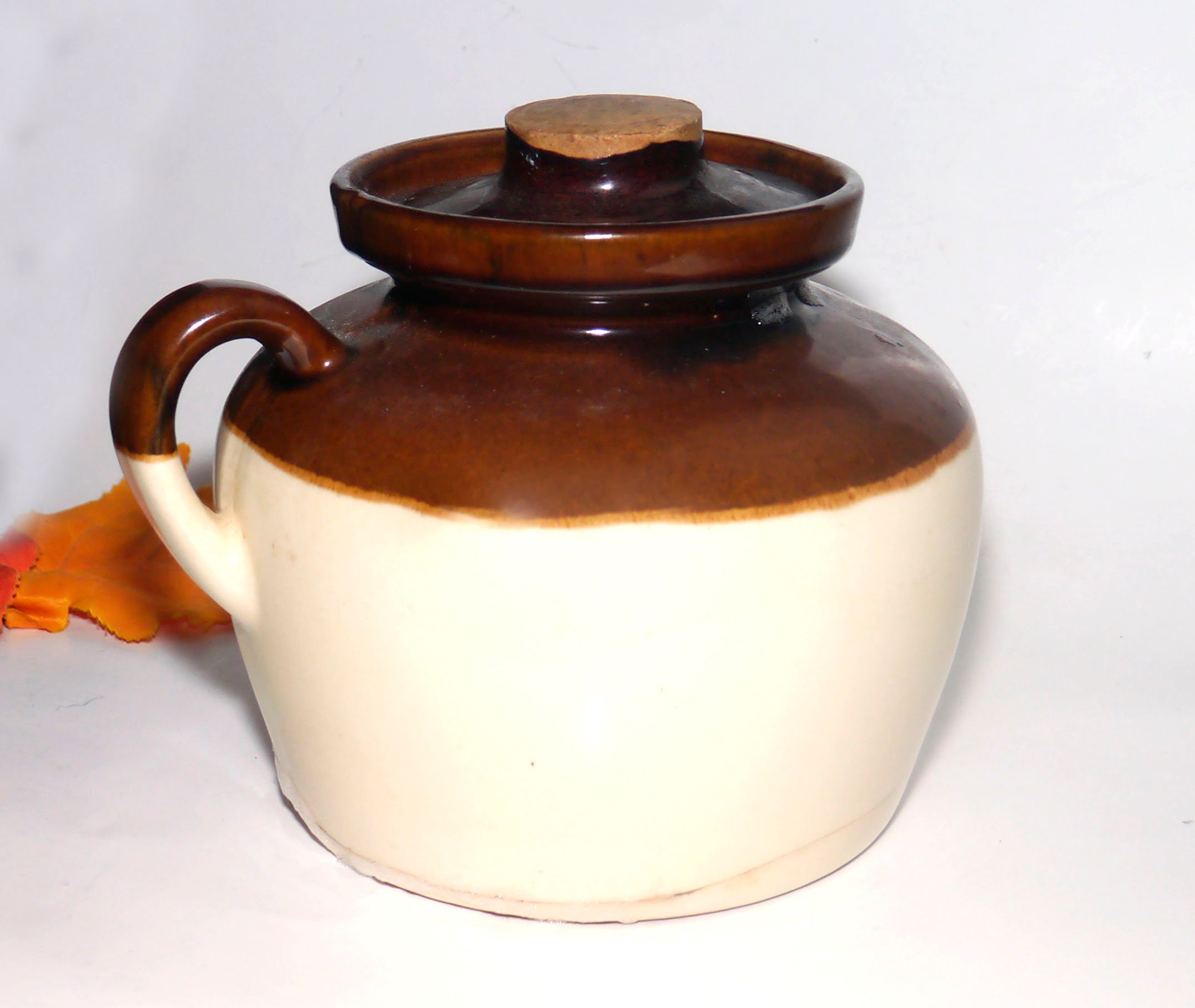 Prohibitionera Ramsbottom Roseville Pottery Handled Crock Etsy