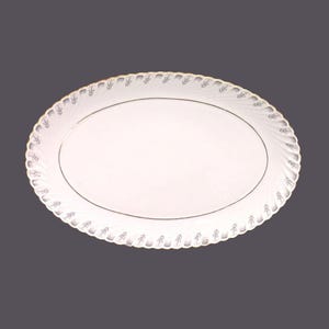 Vintage Royal Tettau Royal Bayreuth ROB201 oval turkey platter made in Bavaria.
