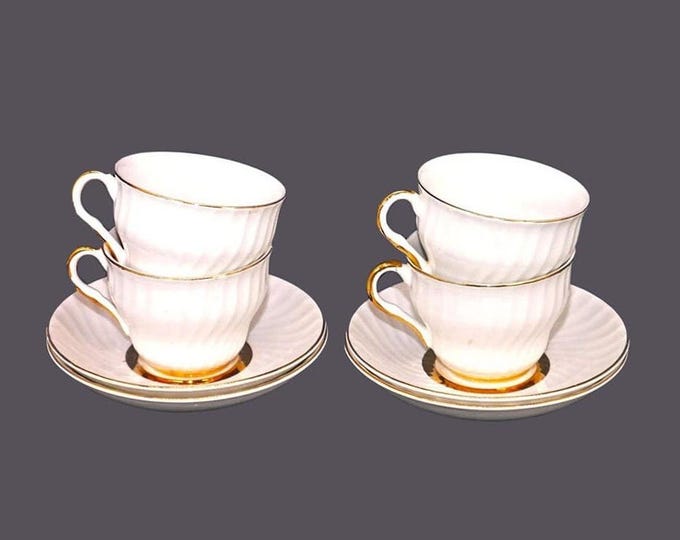 Barratts Golden Anniversary cup and saucer sets made in England. Choose quantity of sets below.