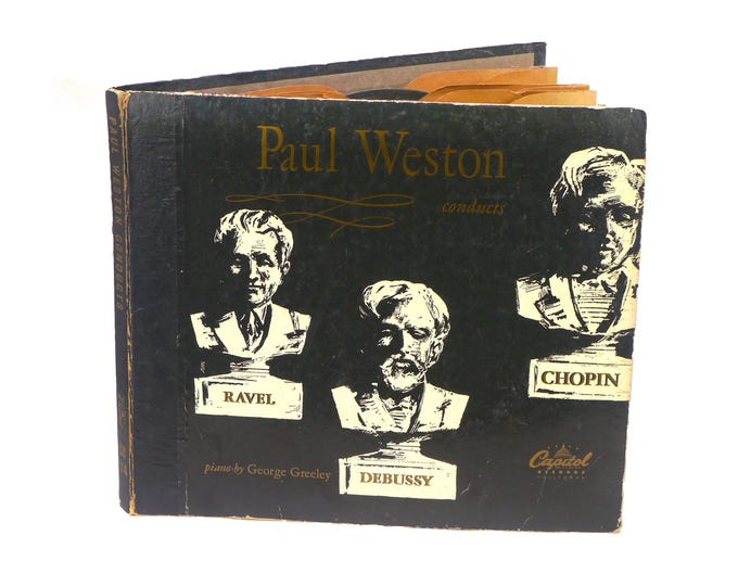 MCM Paul Weston Conducts Chopin: Valse Record, Columbia 15472 (Incomplete)
