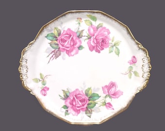 Vintage Royal Stafford Berkeley Rose bone china bon-bon | candy dish made in England.