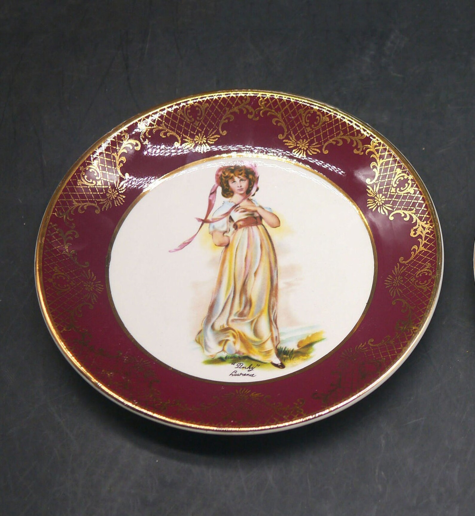 JH Weatherby Pinky Lawrence Decorative Plate Made in England. - Etsy Canada