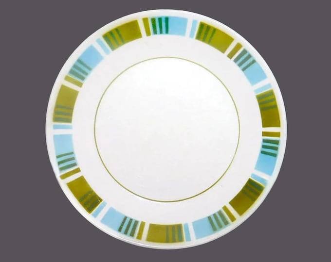 Mikasa Tartan 2012M salad plate. Retro tableware made in Japan. Sold individually.