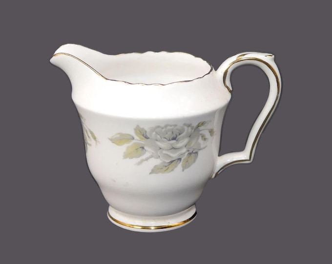 Crown Staffordshire Grey Rose creamer jug made in England.