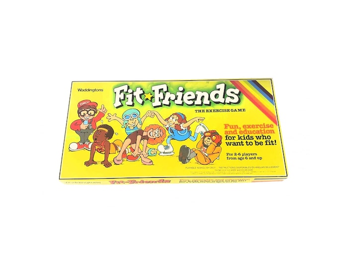 Fit Friends | Funny Fit Friends board game. Waddingtons. Complete.