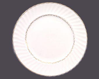 Vintage Royal Adderley Orleans H1416 bone china dinner plate made in England.