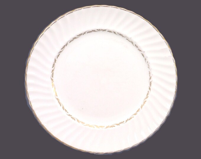 Royal Adderley Orleans H1416 bone china dinner plate made in England. Sold individually.